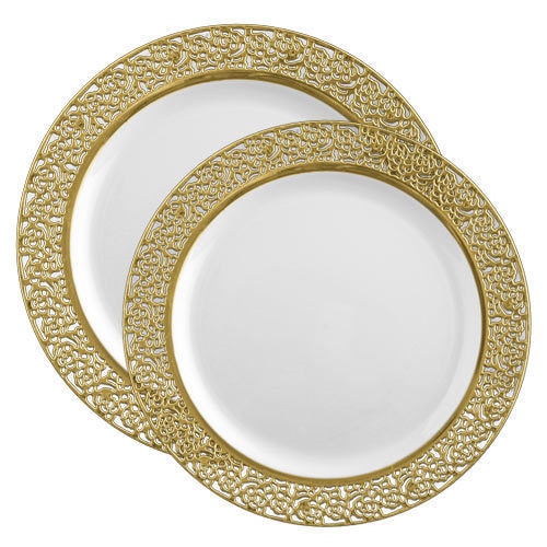 Round Plastic Plate Set